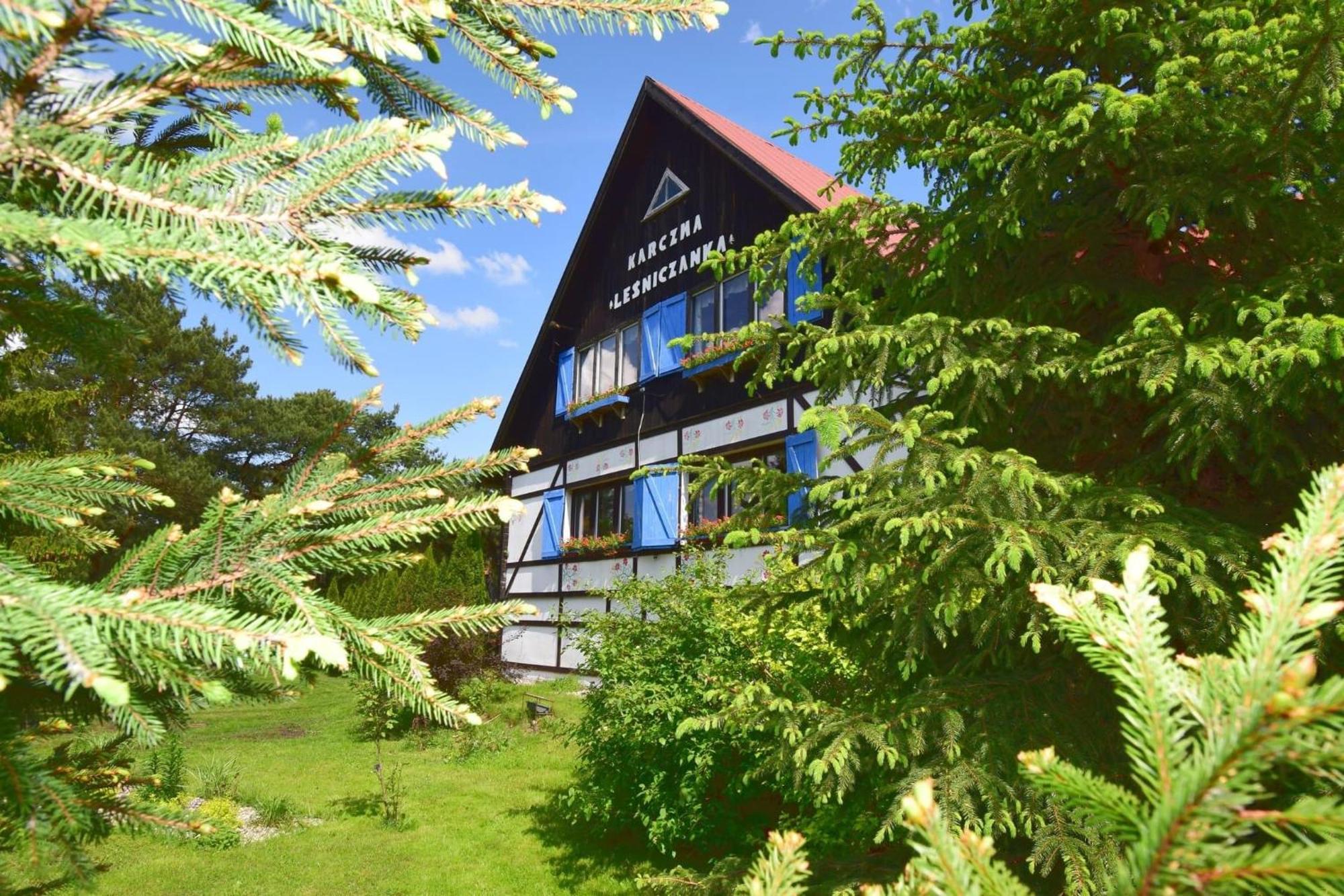 Bed and Breakfast Karczma Lesniczanka Wielbark Exterior foto